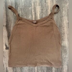 VINTAGE Brown Brandy Top